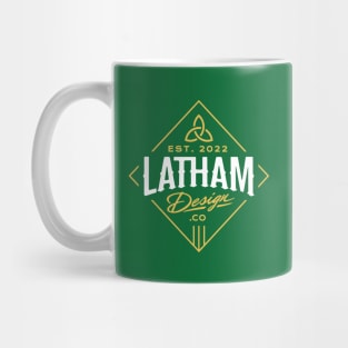 Latham Design Co. – Diamond White/Gold Mug